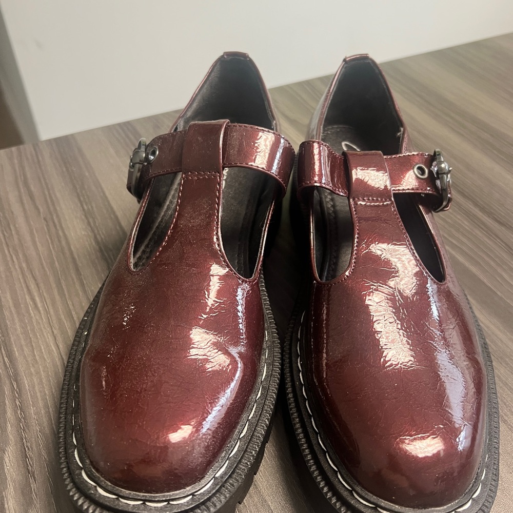Circus Burgundy Leather Shoes